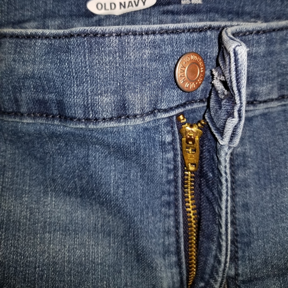 Old Navy Super Skinny Mid Rise sz14 Bluejeans - Picture 3 of 9